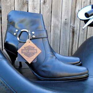 BRAND NEW Harley Davidson High Heel Booties SZ 9